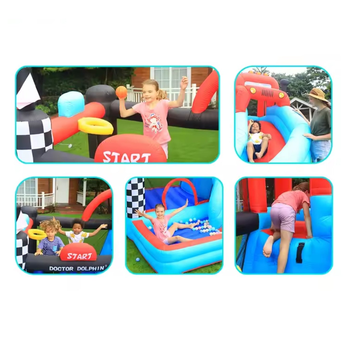 Kids' Inflatable Slide Bouncy Castle | RaceSlide