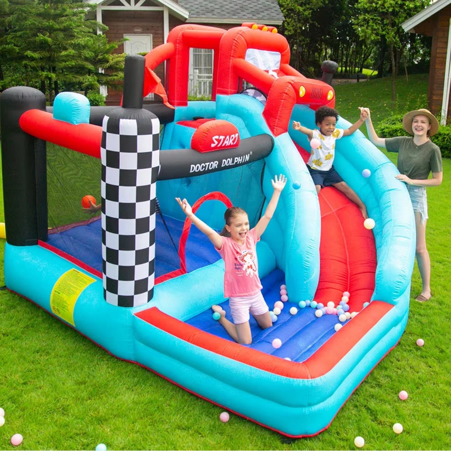 Kids' Inflatable Slide Bouncy Castle | RaceSlide