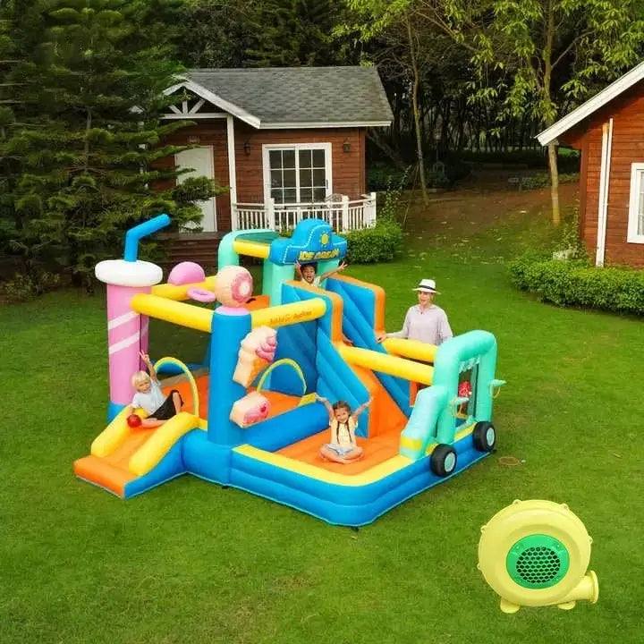 Castello gonfiabile per bambini con giochi | GigglePlay