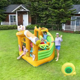 Chateau gonflable enfant a motif de chat | MeowJump