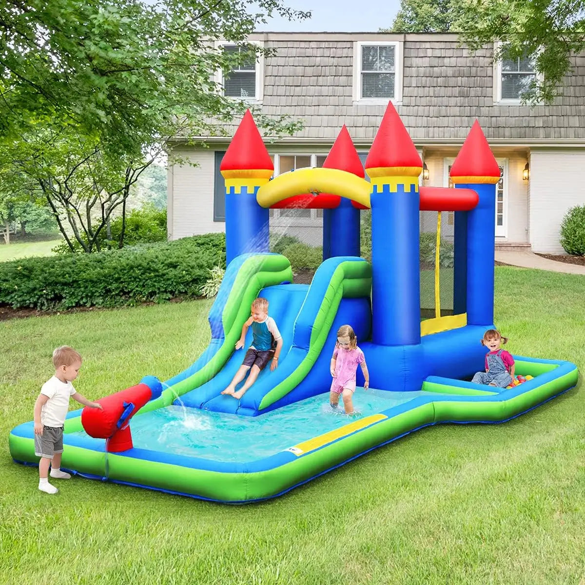 Multi-Activity Inflatable Castle | JoyPark