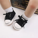 Scarpe primi passi per neonati in tela | SoftStart