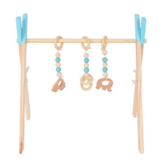 Arche d'Activité en Bois CherubWood™ Céleste pour Bébé (Centre d'Activités Montessori)