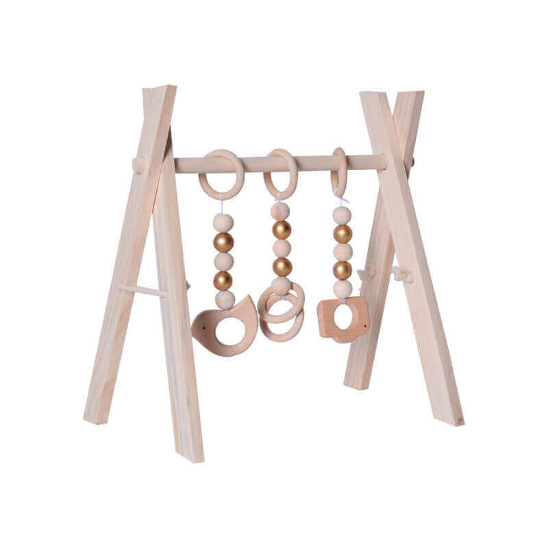 Arche d'Activité en Bois CherubWood™ Céleste pour Bébé (Centre d'Activités Montessori)