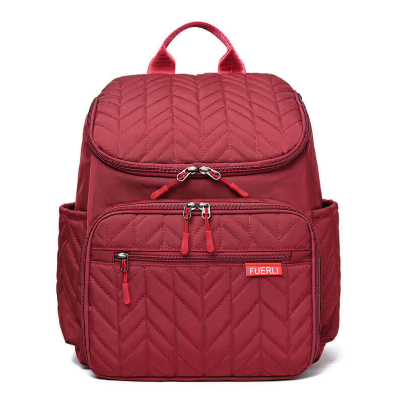 Sac à Dos à Couches Brodé Deluxe ChicMom™ (Sac de Voyage Designer)