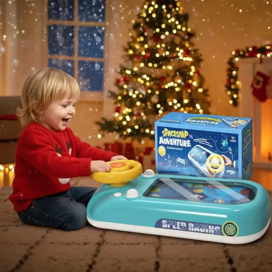 Circuit voiture enfant avec volant interactif | MiniDrive