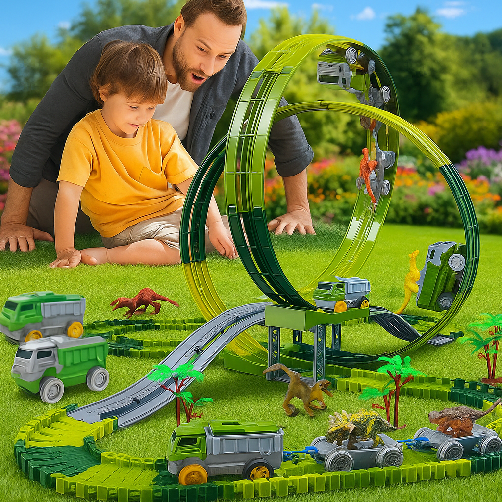 Anti-gravity car track with vertical loop | GravityLoop