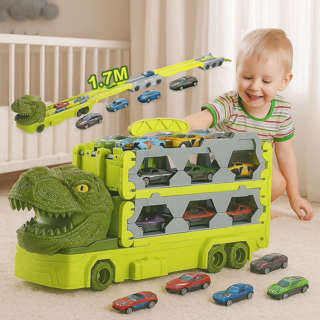 Dinosaur Car Track for Kids | MegaLoop