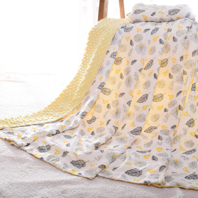 Sensory Cloud™ 3D Minky Dot Baby Blanket (Soothing Bubble Texture)