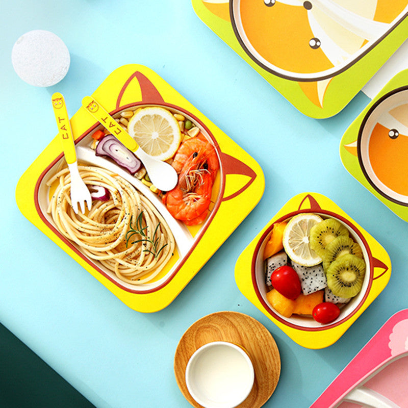 Coffret Repas Bébé à Motifs d'Animaux