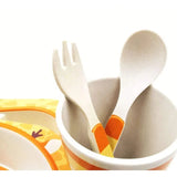 Coffret Repas Bébé à Motifs d'Animaux