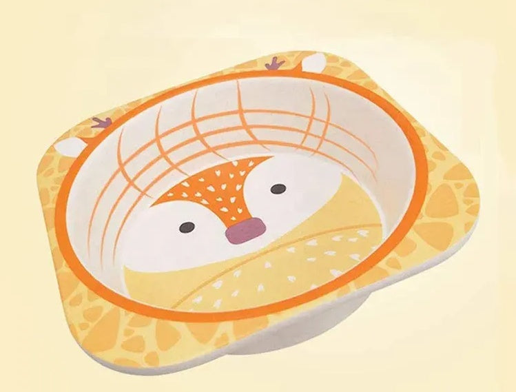 Coffret Repas Bébé à Motifs d'Animaux