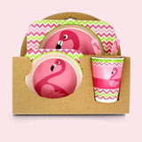 Coffret Repas Bébé à Motifs d'Animaux