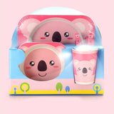 Coffret Repas Bébé à Motifs d'Animaux