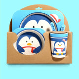 Coffret Repas Bébé à Motifs d'Animaux