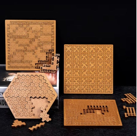 Casse Tête en bois : collection de Tangram défis