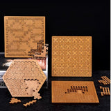 Casse Tête en bois : collection de Tangram défis