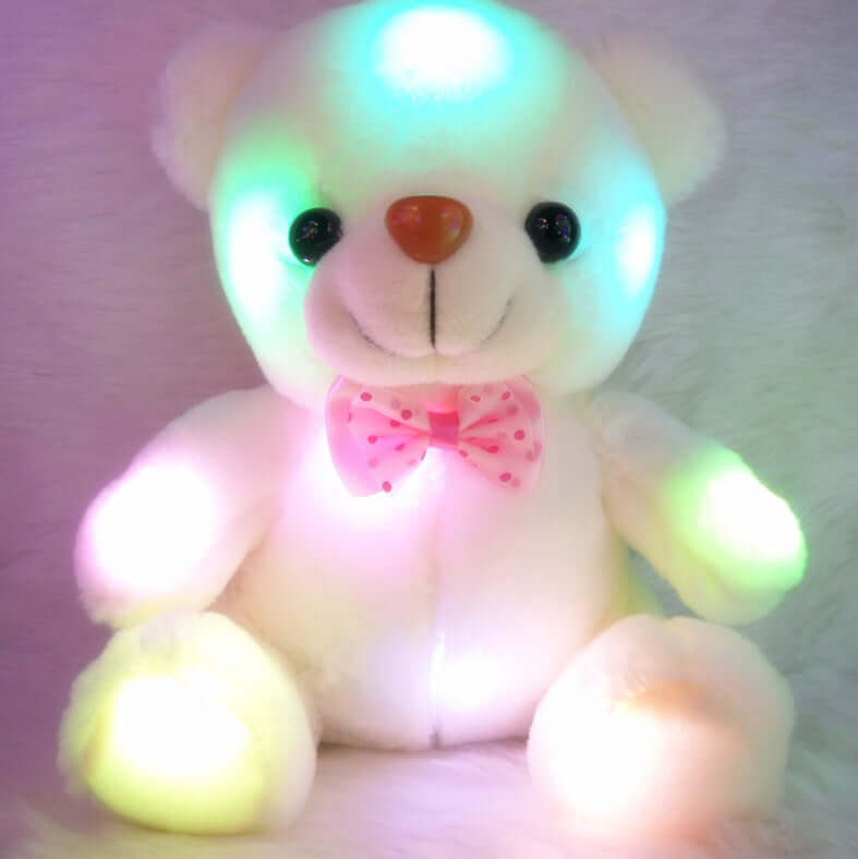 Orsetto LED Fosforescente (Luce Notturna Peluche Morbido)