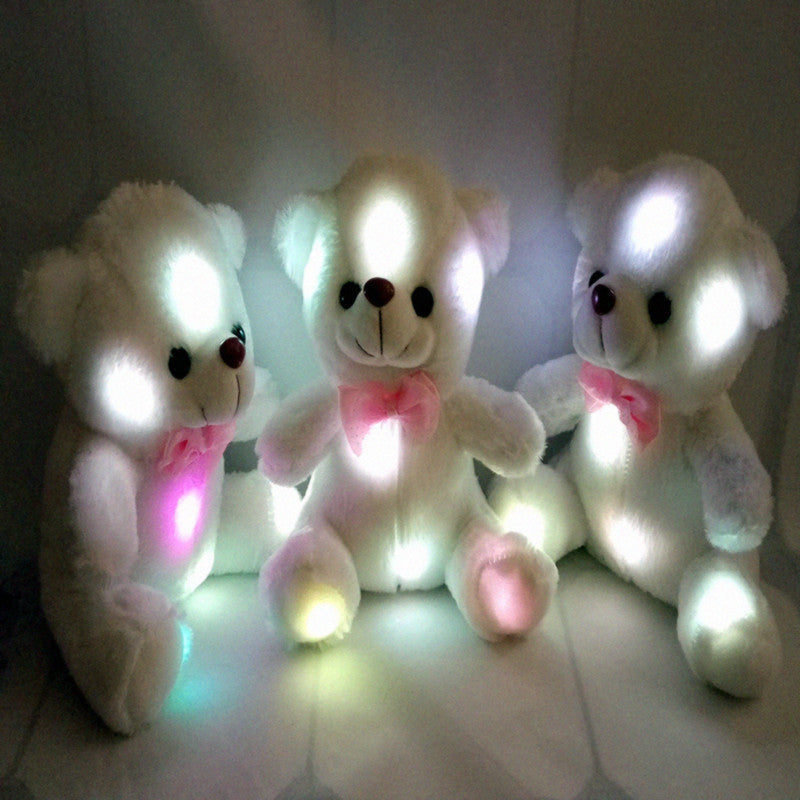 Orsetto LED Fosforescente (Luce Notturna Peluche Morbido)