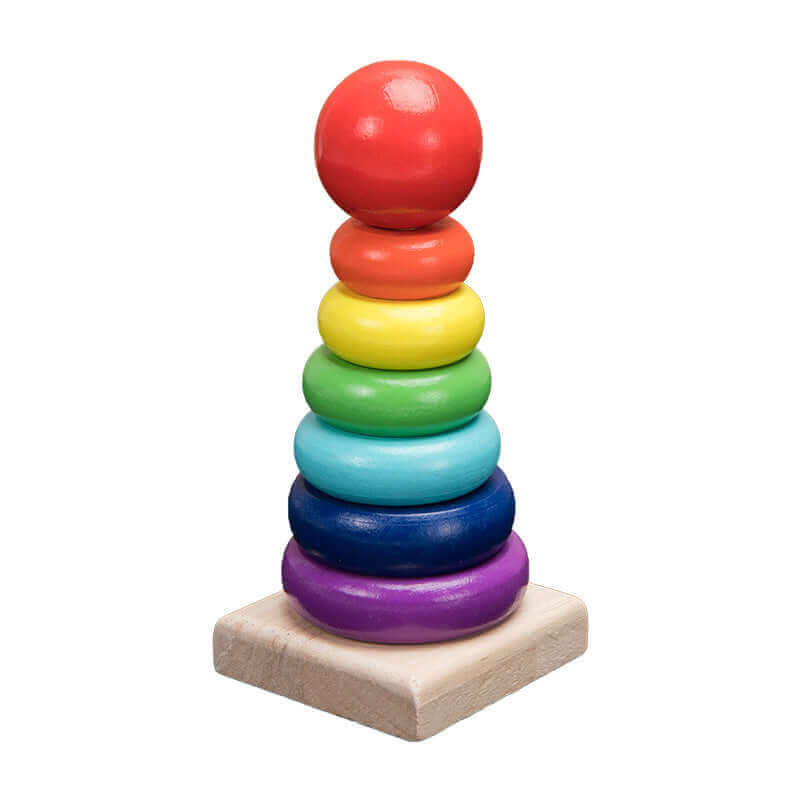 Montessori Rainbow Sensory Blocks (Sound and Light Creator)