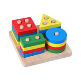 Montessori Rainbow Sensory Blocks (Sound and Light Creator)
