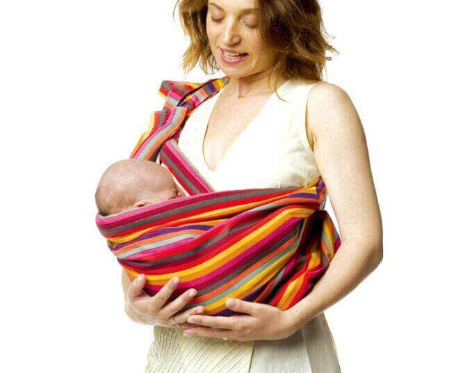 CottonEmbrace™ Écharpe Porte-Bébé en Coton Épais Douillet (Porte-Bébé Support Confortable)