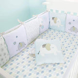 Ensemble de Coussins de Chambre Éléphant Fantaisiste en Coton (6 Pièces de Décoration)