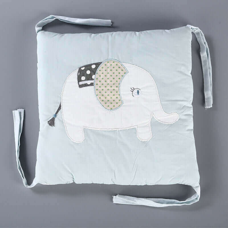 Ensemble de Coussins de Chambre Éléphant Fantaisiste en Coton (6 Pièces de Décoration)