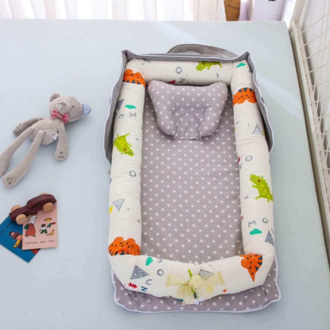 Nido pieghevole in cotone premium