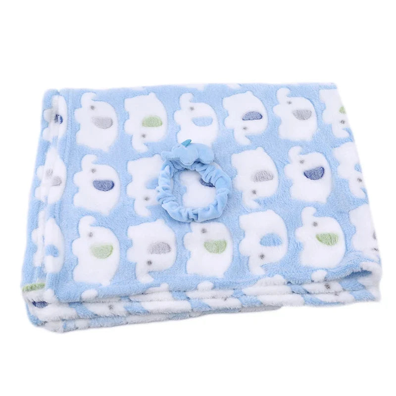 Elephant baby blanket