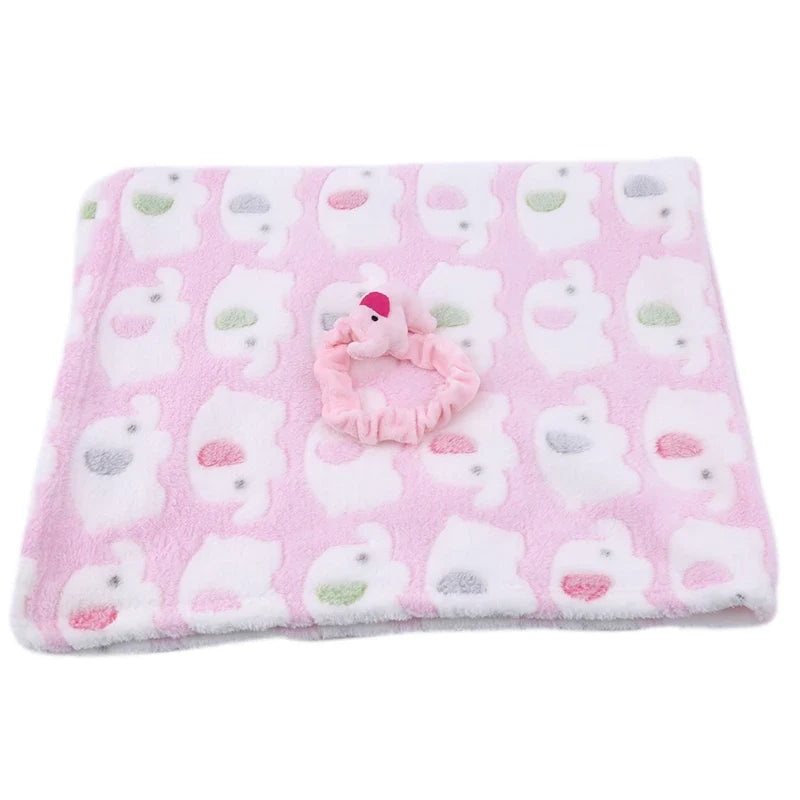 Elephant baby blanket