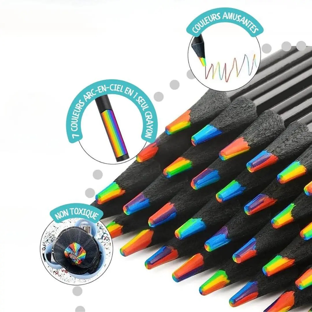 7-in-1 Rainbow Color Pencil – RainbowSketch™