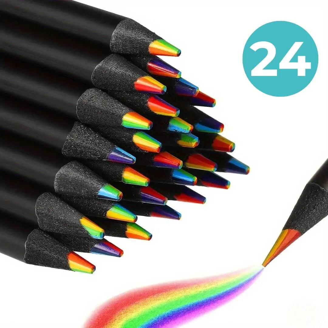 Crayon de Couleur Arc-en-Ciel 7 en 1 – RainbowSketch™ 