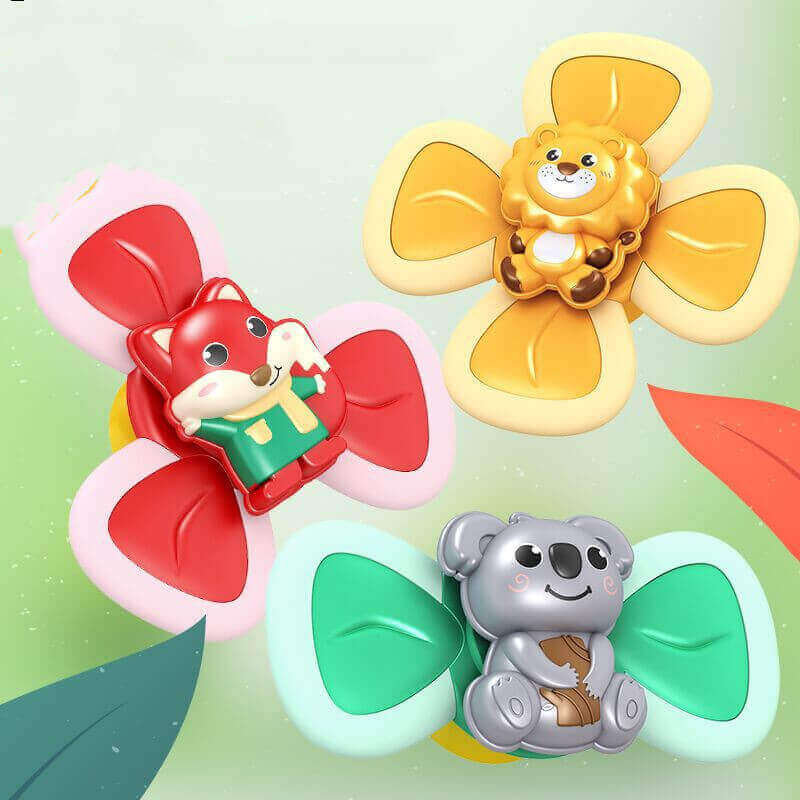 Gioco Fidget Spinner a Ventosa Sensoriale (Giochi per Bagnetto e Seggiolone)