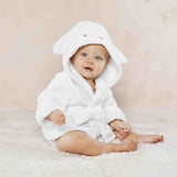 Peignoir à capuche Critter Comfort™ en coton biologique (serviette éponge sans produits chimiques)
