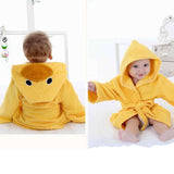 Peignoir à capuche Critter Comfort™ en coton biologique (serviette éponge sans produits chimiques)