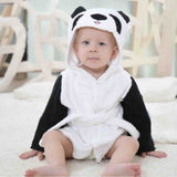 Peignoir à capuche Critter Comfort™ en coton biologique (serviette éponge sans produits chimiques)