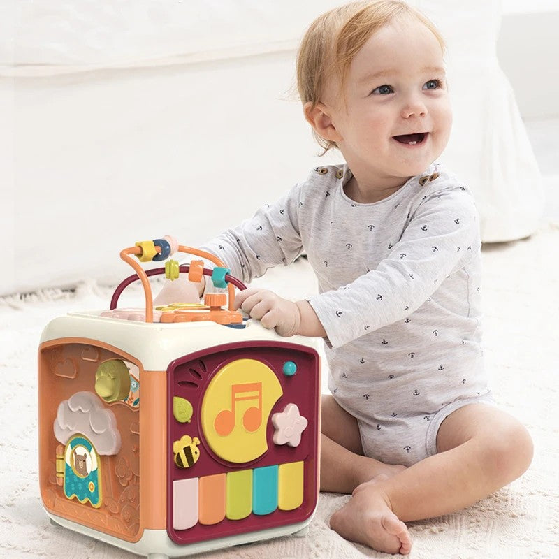 Cubo attività Bebè Montessori 7 in 1