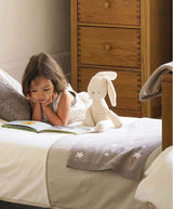 Coniglio di peluche beige Heirloom (compagno di sonno con le orecchie lunghe 55 cm)