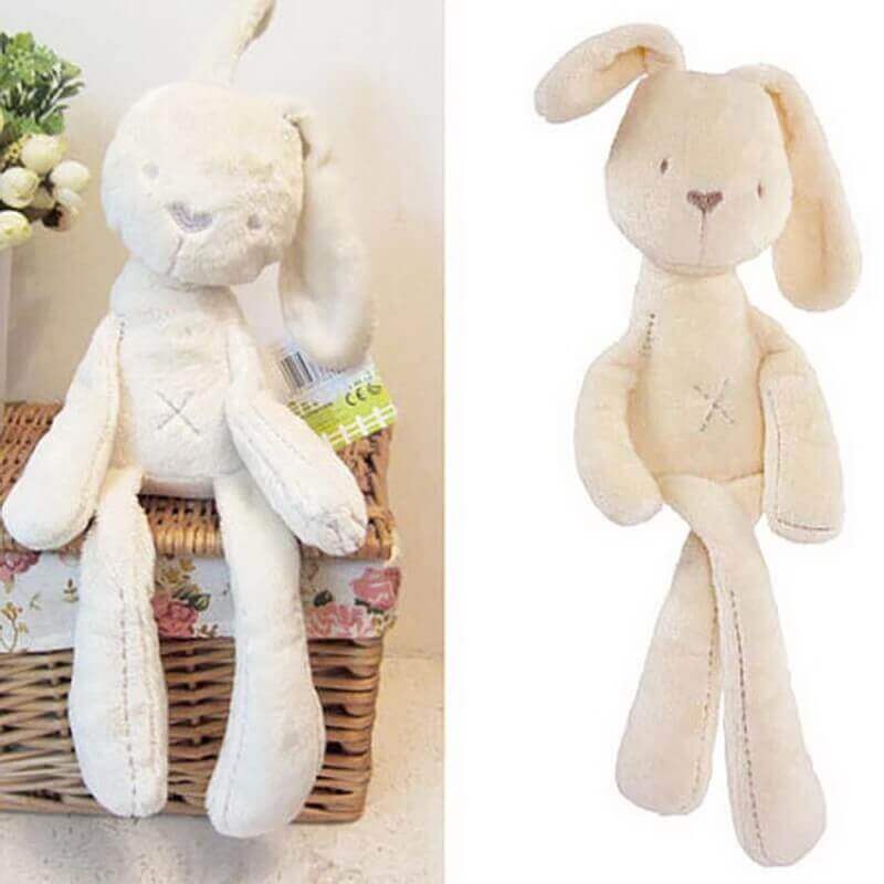 Coniglio di peluche beige Heirloom (compagno di sonno con le orecchie lunghe 55 cm)