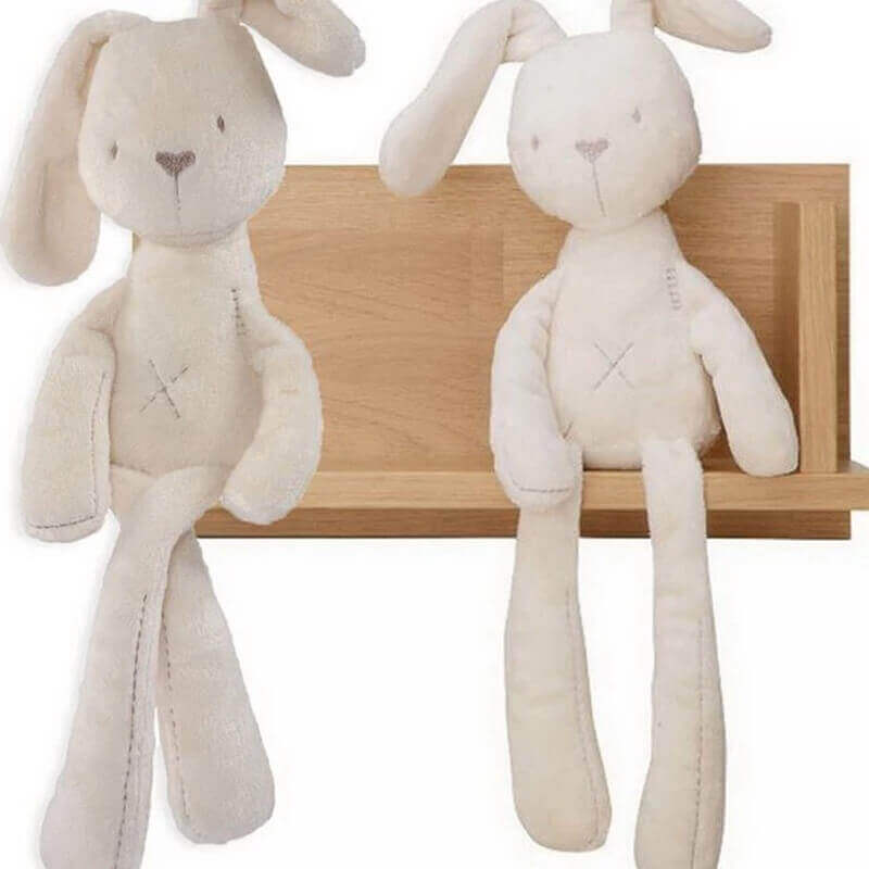 Coniglio di peluche beige Heirloom (compagno di sonno con le orecchie lunghe 55 cm)