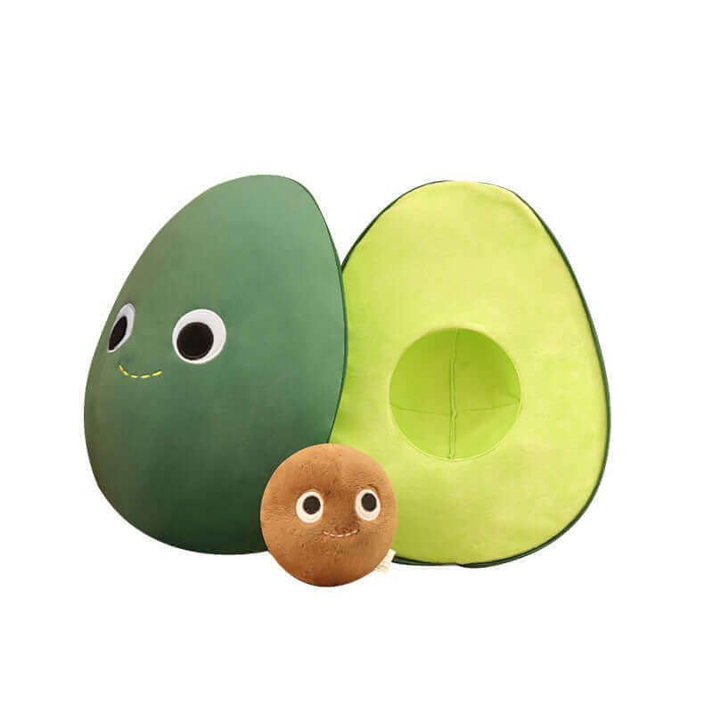 Morbido Cuscino Peluche a Forma di Avocado (Giocattolo di Peluche)