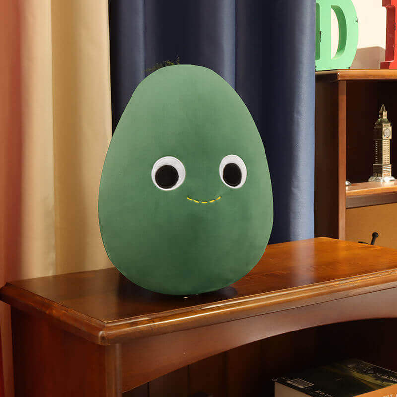 Morbido Cuscino Peluche a Forma di Avocado (Giocattolo di Peluche)