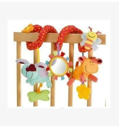 Compagni per Passeggino in Peluche (Sonagli di Coniglio e Orsetto da Appendere)