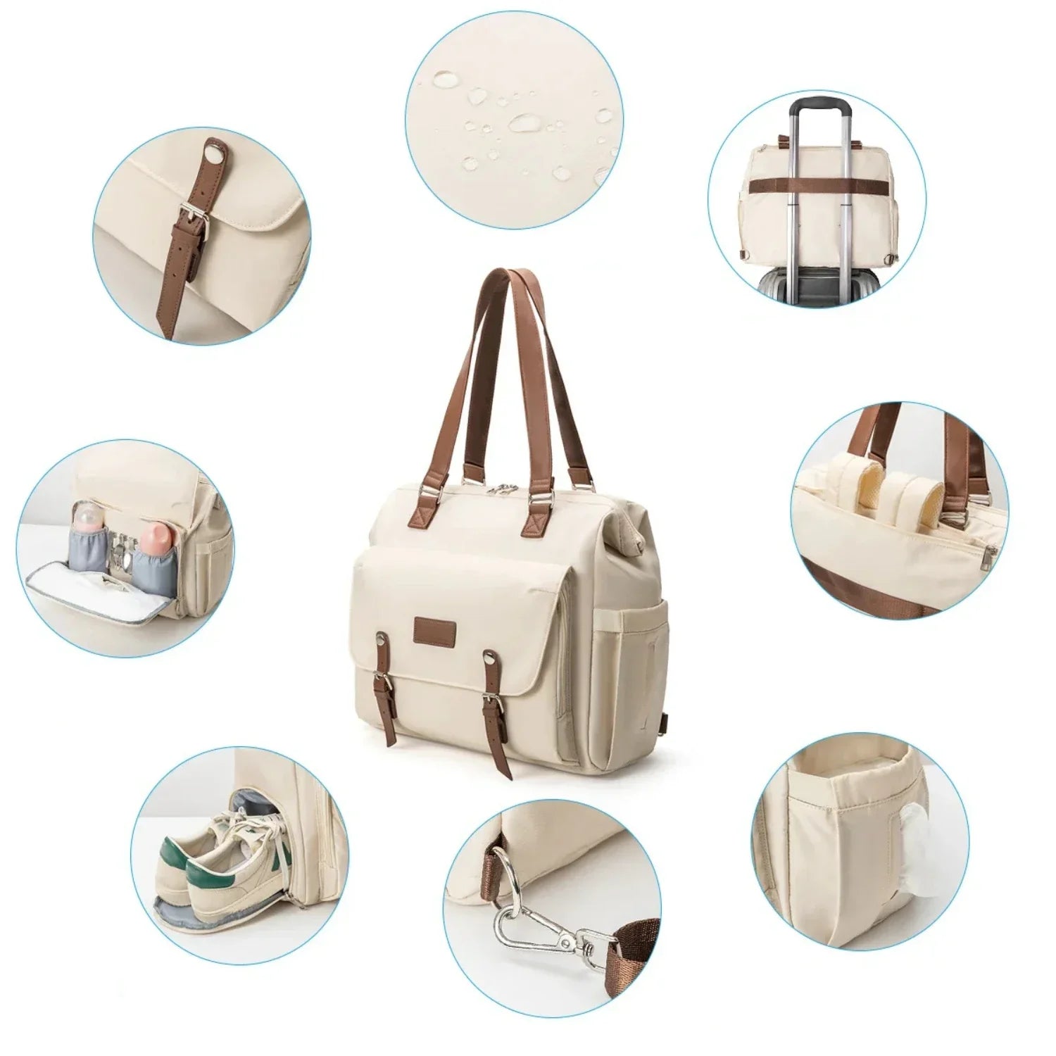 Sac à Langer Bébé Sac à Dos - Lisbonne™