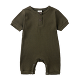 Combinaison Bébé Coton - Manches Courtes