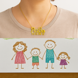 Custom drawing necklace - MY ARTIST