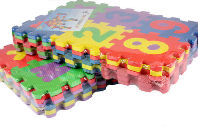Tapis de Puzzle en Mousse Mini 36 Pièces (Tuiles d'Apprentissage de l'Alphabet et des Chiffres)