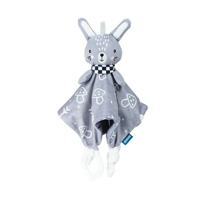 Doudou bebe d'animaux en peluche