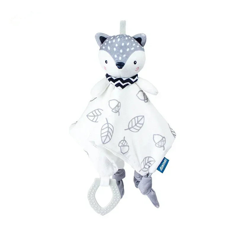 Doudou bebe d'animaux en peluche